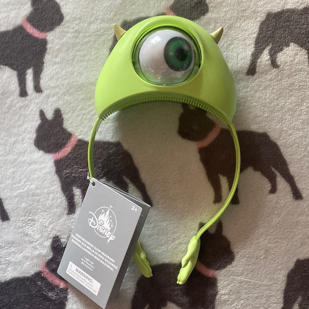 Mike Wazowski Glow headband 💚